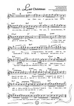 Preview: Harms, Wieland: Christmas Guitar, Weihnachtslieder für Gitarre, Noten und Tabulatur Beispiel