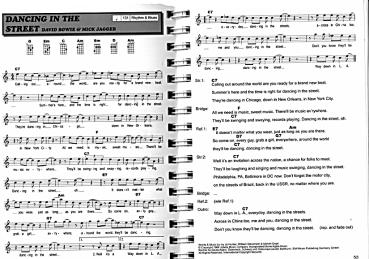 Preview: Hit Session Ukulele Band 1, Songbook Beispiel