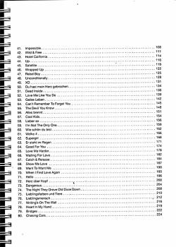 Preview: Hit Book Update - 80 Charthits für Gitarre - Songbook Inhalt