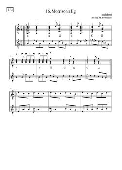 Preview: Hoppstock, Tilman: Englisch für Anfänger, für 1-3 Gitarren, Musikalische Reisen für Kinder und Erwachsene Band 5, Noten Beispiel