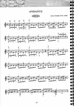 Preview: Saitenwege Band 1 von Otto Humbach, Stücke aus 5 Jahrhunderten für Gitarre solo, Noten Beispiel