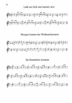Preview: Ipatow, Viktor: Family Weihnachtsalbum für Gitarrenanfänger und Fortgeschrittene, Noten Beispiel