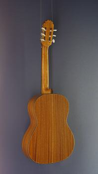 Preview: Klassische Gitarre Juan Aguilera, Modell niña 61, 7/8-Gitarre mit 61 cm Mensur und massiver Zederdecke, Rückseite