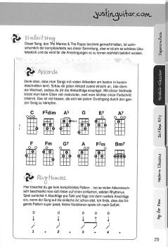 Preview: Sandercore, Justin: Justinguitar.com - Songbook für Ukulele Beispiel