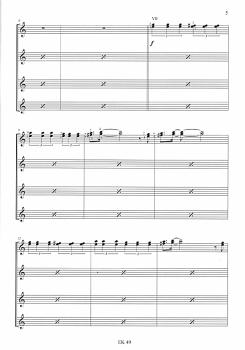 Preview: Kindle, Jürg: Trance, Pop Styles für 4 Gitarren, Noten Beispiel