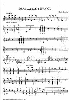 Preview: Klaschka, Martin: Suite Facile Espanola für Gitarre solo, Noten Beispiel