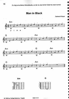 Preview: Kloyer, Gerhard: Liedbegleitung? Kein Problem! - Song Accompaniment? No Problem - Guitar Method sample