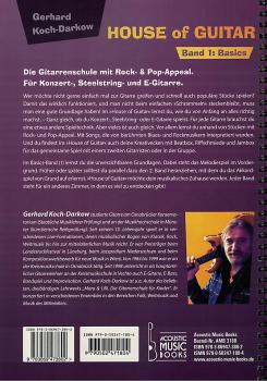 Preview: Koch-Darkow, Gerhard: House of Guitar, Die Gitarrenschule mit Rock- und Pop-Appeal, Band 1, Basics + audio Download Inhalt