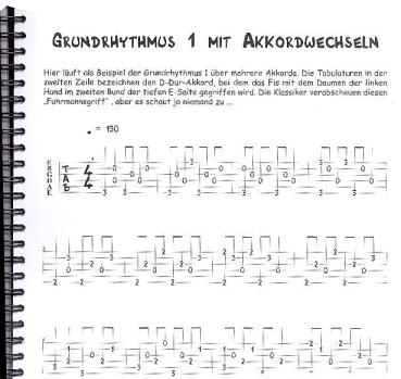 Preview: Lämmerhirt, Werner: Das Große Liederbuch für Fingerstyle Gitarre solo in Tabulatur Beispiel