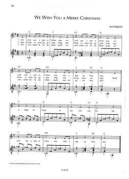 Preview: Langer, Michael und Neges, Ferdinand: Play Guitar Christmas Special, Weihnachtslieder für Gitarre, Noten Beispiel