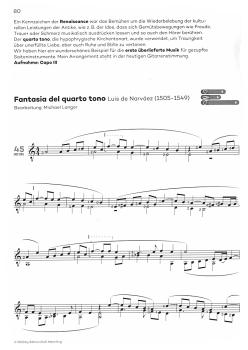 Preview: Langer, Michael: Play Guitar in Concert - Zugaben, Gitarre solo Noten (+ online audio) Beispiel
