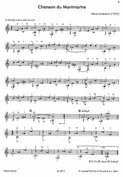 Preview: Linnemann, Maria: Collection, Noten für Gitarre solo Beispiel