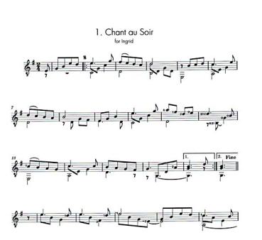 Preview: Linnemann, Maria: Songs from the Heart, Gitarre solo Noten Beispiel