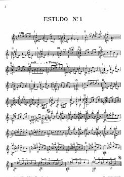 Preview: Machado, Celso: Frevo Bajado, 6 Brasilianische Stücke für Gitarre solo, Noten Beispiel