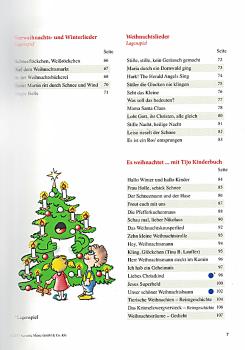 Preview: Mikolai, Burkhard: Weihnachtslieder für Gitarre mit bunten Noten Inhalt