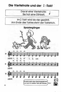Preview: Moors, Maria & Strauß, Marlo: Spaß mit der Mandoline Band 1, Mandolinenschule für Kinder Beispiel