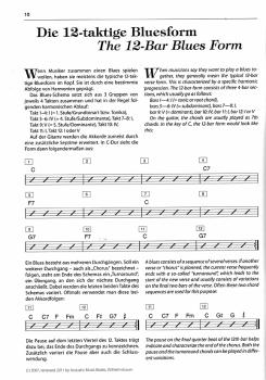 Preview: Morone, Franco: My Acoustic Blues Guitar, Anleitung und Spielbuch für Gitarre solo, Noten und Tabulatur Beispiel