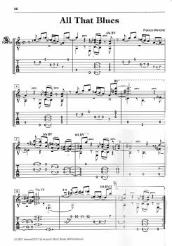 Preview: Morone, Franco: My Acoustic Blues Guitar, Anleitung und Spielbuch für Gitarre solo, Noten und Tabulatur Beispiel