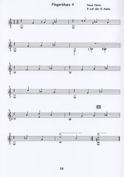 Preview: Müller, Martin: Easy Blues, notes sample