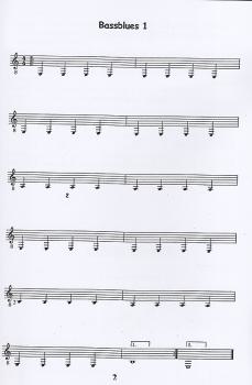 Preview: Müller, Martin: Easy Blues, notes sample