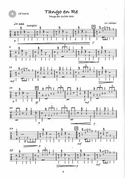 Preview: Müller, Martin: La Guitarra Argentina, guitar solo sheet music in standard notation or tablature sample