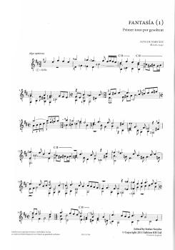 Preview: Narvaez, Luys de: Vihuela Music from los seys libros del Delphin, Bearb.: Stefan Nesyba für Gitarre solo, Noten Beispiel