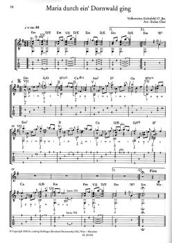 Preview: Oser, Stefan: Silent Guitar Night, Latin Fingerstyle Arrangements für 1-2 Gitarren, Noten und Tabulatur Beispiel