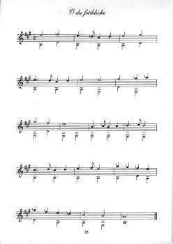 Preview: Otter, Rudolf: Weihnachtslieder für Gitarre (Gesang/Melodieinstrument und Gitarre), Noten Beispiel