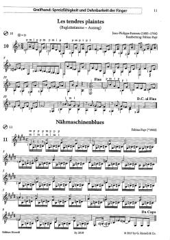 Preview: Payr, Fabian: 70 Etüden für Finger-Fitness, Gitarrentechnik, Noten Beispiel