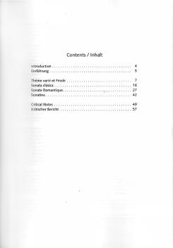 Preview: Ponce, Manuel, Maria: Guitar Works - Werke für Gitarre solo, Noten, Inhalt