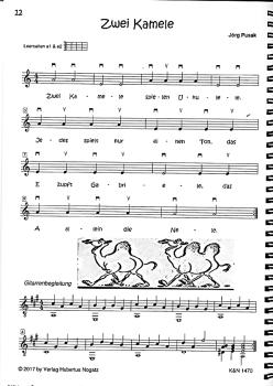Preview: Pusak, Jörg: Die Ukulele - Der Hüpfende Floh - 33 leichte Kinderlieder für Ukulele, Noten Beispiel