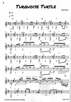 Preview: Pusak, Jörg: Guitar Colours, 12 mittelschwere Stücke für Gitarre solo, Noten Beispiel