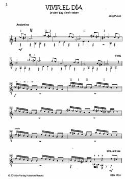 Preview: Pusak, Jörg, Kinast, Rainer: La Magia de la Guitarra Vol. 1 für Gitarre solo, Noten Beispiel