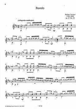 Preview: Ragossnig, Konrad: Guitar Concert Collection, 40 Stücke aus 3 Jahrhunderten für Gitarre solo, Noten Beispiel