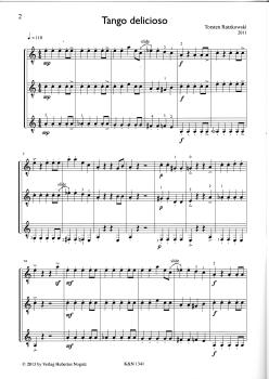 Preview: Ratzkowski, Torsten: Alles Tango für 3 Gitarren oder Gitarrenensemble, Noten Beispiel