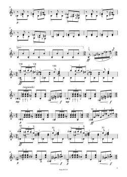 Preview: Ravel, Maurice: Alborada del gracioso aus dem Klavierzyklus “Miroirs“ für Gitarre solo, Noten Beispiel