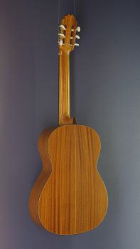 Preview: Konzertgitarre mit 64 cm kurzer Mensur - Ricardo Moreno, Modell 1a 64 Fichte, spanische Gitarre mit massiver Fichtendecke, Rückseite
