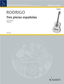 Rodrigo, Joaquin: Tres Piezas Espanolas for guitar solo, sheet music