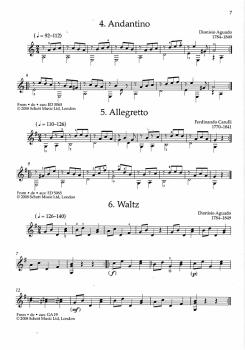 Preview: Romantic Guitar Anthology Vol. 1, Noten für Gitarre solo Beispiel