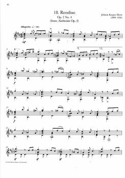 Preview: Romantic Guitar Anthology Vol. 3, Noten für Gitarre solo Beispiel