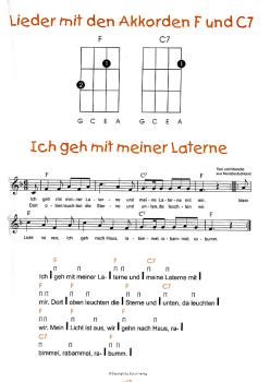 Preview: Rube, Martin: Die Ukulelenschule für Kinder im Vor- und Grundschulalter Beispiel