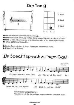 Preview: Rube, Martin: Die Ukulelenschule für Kinder im Vor- und Grundschulalter Beispiel