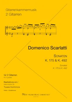 Scarlatti, Domenico: 2 Sonaten, K.175 und K.492 für 2 Gitarren, Noten