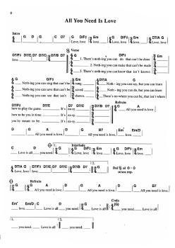 Preview: Scherler, Beat: Best of Pop and Rock for Classical Guitar Vol. 3, Noten und Tabulatur für Gitarre solo und Songbook Beispiel