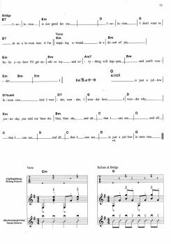 Preview: Noten und Tabulatur für Gitarre solo und Begleitung Beispiel