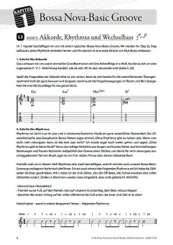 Preview: Schneider, Silvio: The Easy Way to Blue Bossa, Guitar workshop for Latin American music, notes sample
