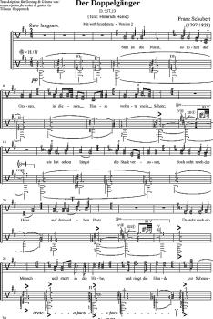 Preview: Schubert, Franz: 6 Lieder aus Schwanengesang für Tenor und Gitarre, Lieder mit Gitarre Band 5, Noten Beispiel