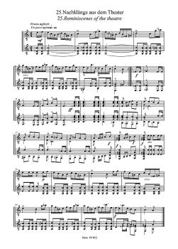 Preview: Schumann, Robert: Album für die Jugend Vol. 2, Nr, 25-43, für 2 Gitarren, Noten Beispiel