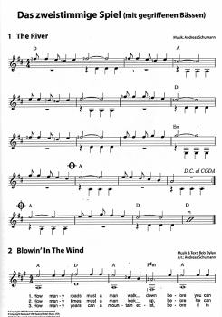Preview: Schumann, Andreas: Gitarre spielen mit Lena und Tom - Guitar Method for Kids Vol. 3, sheet music sample