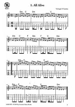 Preview: Steinbach, Patrick: Irish Ukulele, für Ukulele solo in Low G-Stimmung, Noten und Tabulatur Beispiel